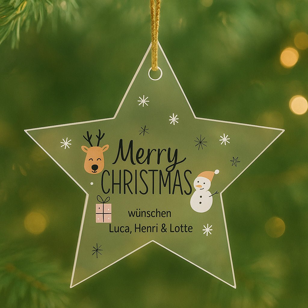 Weihnachtsdeko Stern - Orben Fix