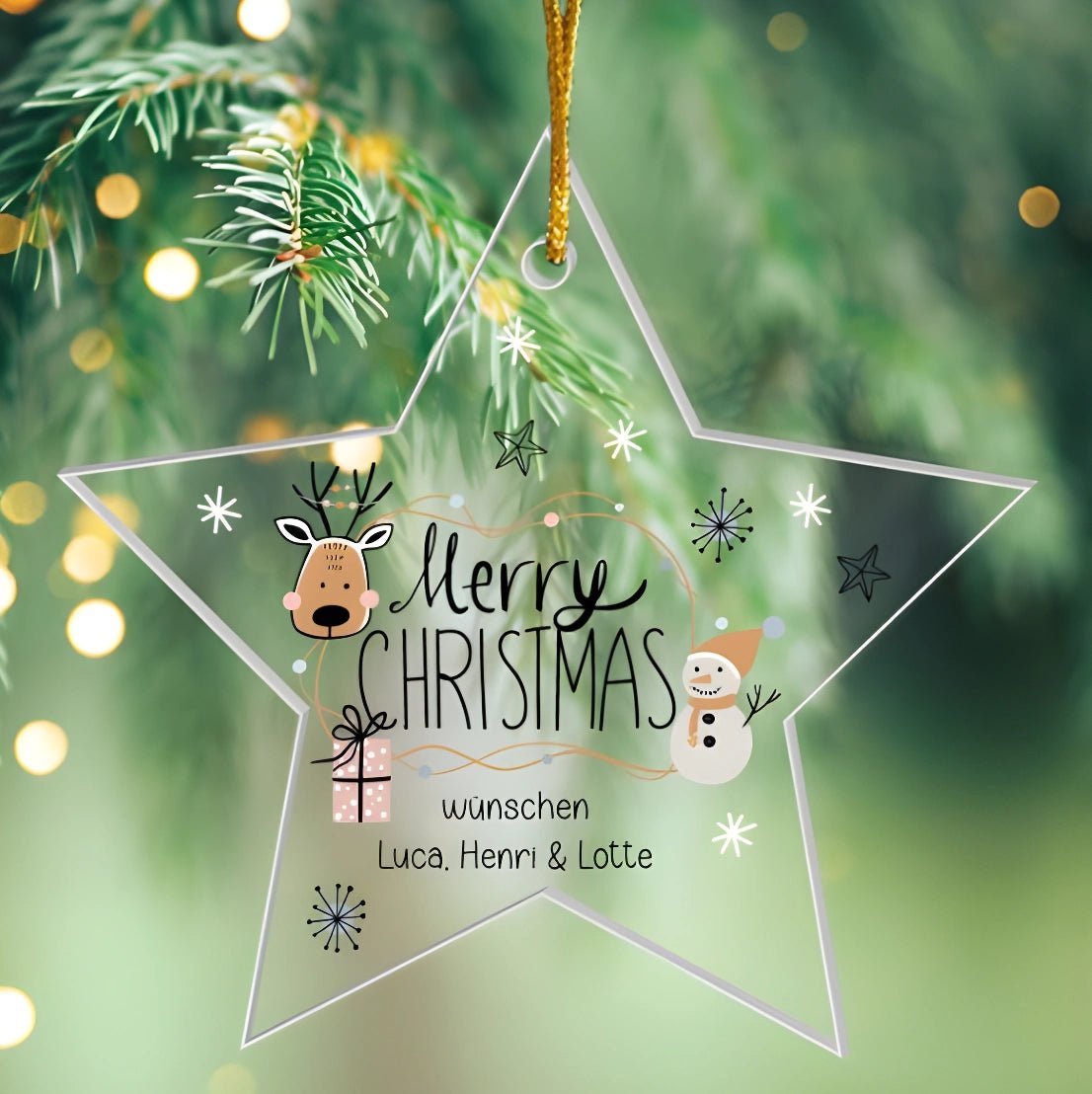 Weihnachtsdeko Stern - Orben Fix
